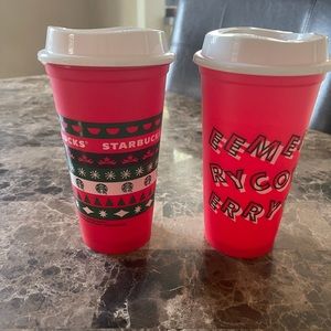 Starbucks Christmas Cups Set